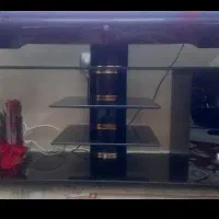 میز تلوزیون شیشه ای