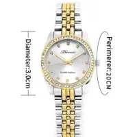 ساعت طرح رولکس برای بانوان ضد آب برند(Denvosi)