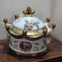 آجیل خوری  چینی گل برجسته