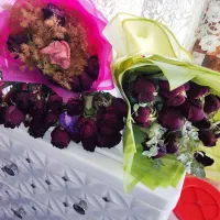 چهل شاخه گل خشک شده تزئینی