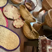 تعدادی سبدهای حصیری صنایع دستی|صنایع دستی و سایر لوازم تزئینی|شیراز, عفیف‌آباد|دیوار