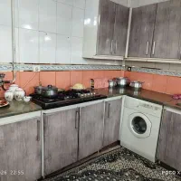 کابینت بالا و پایین ورق سفید