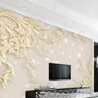 نقاشی ساختمان و کاغذ دیواری