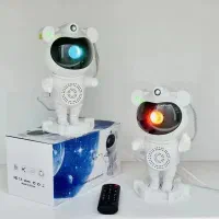 چراغ خواب اسپیکر دار کهکشانی طرح آدم فضایی بزرگ|سیستم صوتی خانگی|کرمان, |دیوار