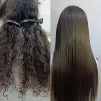 با سلام کراتین و پروتیین رنگ و لایت فقط هزینه مواد