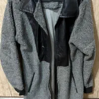 کت تدی طوسی شیک گرم و زمستونه