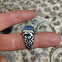 انگشتر عقیق سرخ یمنی و عقیق یمنی سوسنی