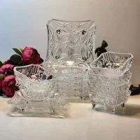 پیشدستی و پیاله کریستال چک