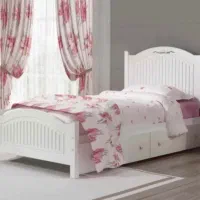 تخت خواب یک نفره همراه تشک