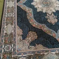 ۲ تخته فرش سرمهای ۹ متری|فرش|آران و بیدگل, |دیوار