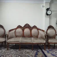 مبل فرحی دست ساز قدیمی چوب گردو