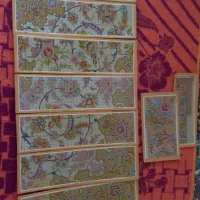 نقشه قالی ابریشمی ۱۲ تایی