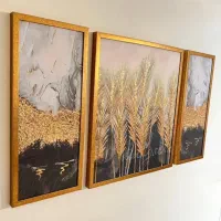 تابلوی تکسچر سه تکه