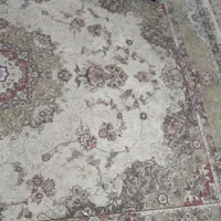 دو تخته فرش کرم گردویی تمیز ۱۲ متری