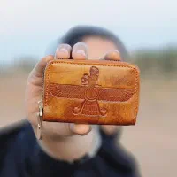 جاکارتی چرم *ارسال رایگان* مدل زیپی چرخدوز ودستدوز