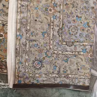 فرشدستباف ۱۲ متری کرک و گلابریشم زمینه روشن و شیک|فرش|تهران, ازگل|دیوار