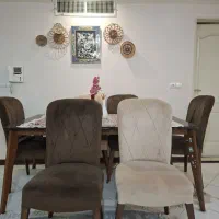 میز ناهار خوری ۶ نفره  با صندلی