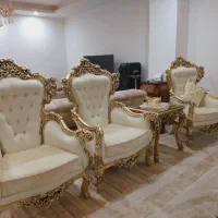 مبلمان استیل سلطنتی همراه ناهار خوری