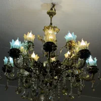 لوستر ۸شاخه و ۶ شاخه برنجی