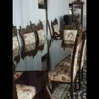 مبلمان ۹نفره بادوعسلی ومیزوسط نهارخوری ۸نفره|مبلمان خانگی و میز عسلی|ماهان, |دیوار