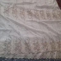 فروش یک جفت پرده کم استفاده شده آماده نصب