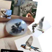 کلکسیون نگین شجرمصور معاوضه با انگشتر اوپال زبرجد|کلکسیون اشیاء عتیقه|زنجان, |دیوار