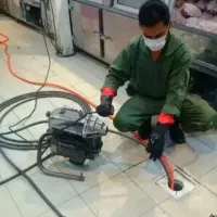 لوله بازکنی با کمپرسور باد و فنر قوی