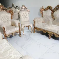 دو دست مبل ۸ نفره|مبلمان خانگی و میز عسلی|کوهدشت, |دیوار