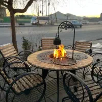 صندلی باغی گلبرگ چوبی