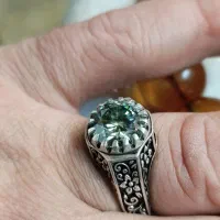 انگشتر موزونایت الماس روس