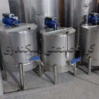 دیگ استیل پخت پز شیر برنج رب پاتیل پروسس تانک 500|ماشین‌آلات صنعتی|یاسوج, |دیوار