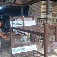 تخت دوطبقه فلزی خوابگاهی کارگاهی سربازی