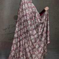 دوخت چادر نخی و مشکی