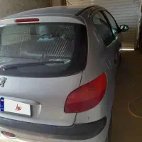 ۲۰۶ تمیز نقره آبی تیپ ۲ تمیز وسالم معاوضه۱۳۲ و۱۱۱|خودرو سواری و وانت|قوچان, |دیوار