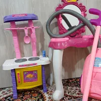 اسباب بازی گاز و میز ارایش و جارو برقی