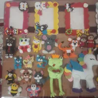 عروسک نمدی جاکلیدی آویز