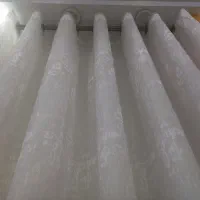 پرده حریر پتینه و تور تدی بدون نیاز به آستر|پرده، رانر، رومیزی|اصفهان, رزمندگان|دیوار