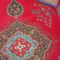 قالی ش متر و۱۲ متر قرمز|فرش|ایوان, |دیوار