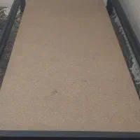 تخت تک نفره فلزی-چوبی نو|تخت و سرویس خواب|تهران, خزانه|دیوار