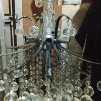 لوستر ۱۲شاخه استیل|لوستر و چراغ آویز|پاکدشت, پاکدشت (مامازند)|دیوار