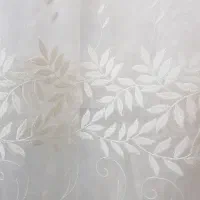 پرده بسیار زیبا و شیک حریر ۲۱ متر سفید شاین دار