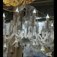 لوستر باکارات تمام وارداتی و لوستر شاخه کریستالی|لوستر و چراغ آویز|اهر, |دیوار