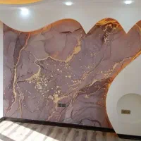 نصاب و نصب کاغذ دیواری ماربل شیت ترموال|خدمات پیشه و مهارت|خرمآباد, |دیوار