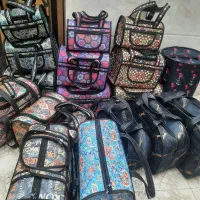 ساک صندوقی سه تیکه جنس کرپ