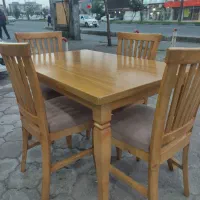 نهار خوری چهار نفره/آماده تحویل|میز و صندلی غذاخوری|رشت, جهاد|دیوار