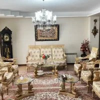 ست مبل کلاسیک استیل ۹ نفره با طراحی خوب ومنبت کاری