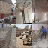 تخریب ساختمان وکنده کاری سوراخ کاری شیارزنی