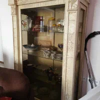 بوفه تمام چوب طرح تخت جمشید