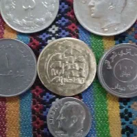 تعدادی سکه های قدیمی پهلوی و خارجی