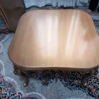 جلومبلی و عسلی چوبی منبت کاری شده|مبلمان خانگی و میز عسلی|اسلامشهر, شهرک قائمیه|دیوار